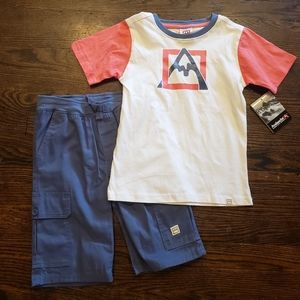 Boys Avalanche shirt and short set